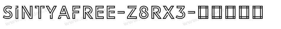 SintyaFree-z8RX3字体转换 SintyaFree-z8RX3字体转换