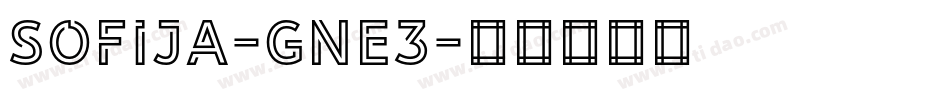 Sofija-gne3字体转换