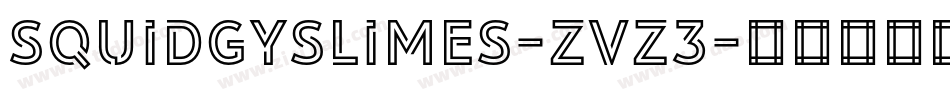 SquidgySlimes-zvZ3字体转换