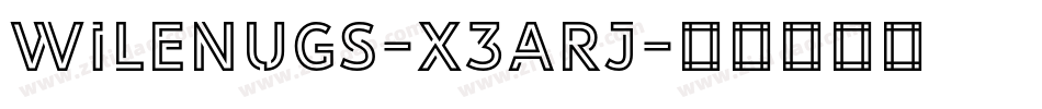 Wilenugs-X3Arj字体转换