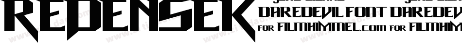 REDENSEK字体转换