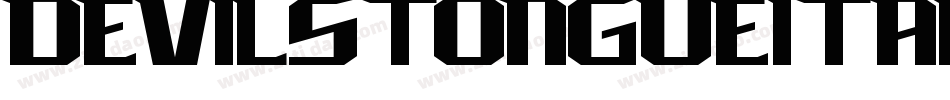 devilstongueital字体转换