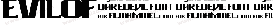 evilof字体转换