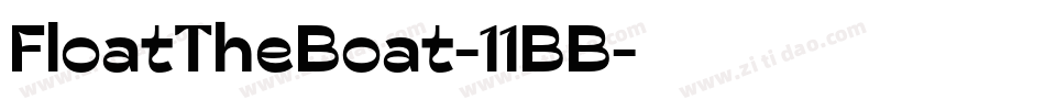 FloatTheBoat-11BB字体转换