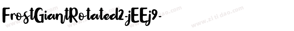 FrostGiantRotated2-jEEj9字体转换