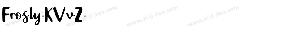 Frosty-KVvZ字体转换