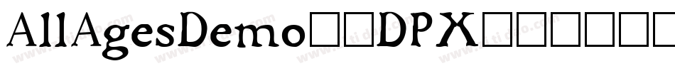 AllAgesDemo-2DPX字体转换