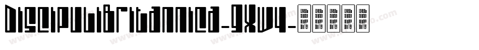 DiscipuliBritannica-9Xwy字体转换