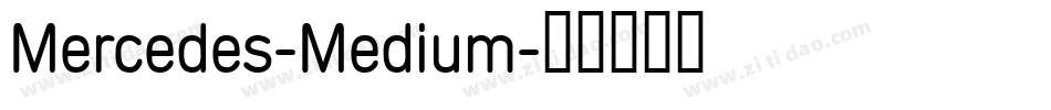 Mercedes-Medium字体转换