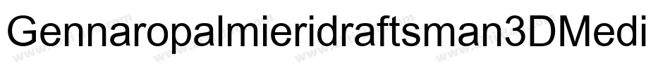 Gennaropalmieridraftsman3DMedium-BoVn字体转换
