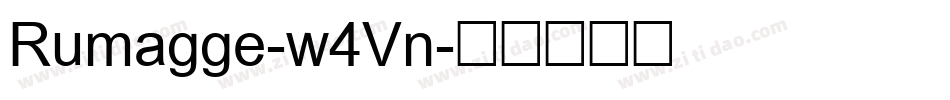 Rumagge-w4Vn字体转换