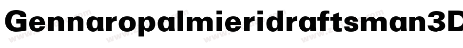 Gennaropalmieridraftsman3DMedium-BoVn字体转换