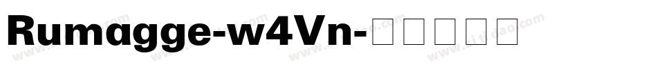 Rumagge-w4Vn字体转换