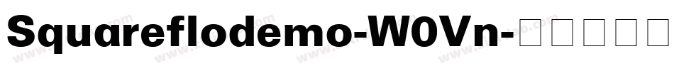 Squareflodemo-W0Vn字体转换