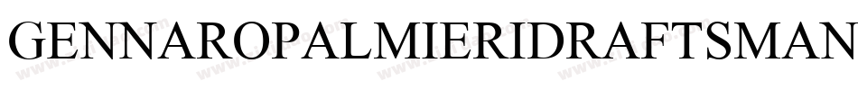 Gennaropalmieridraftsman3DMedium-BoVn字体转换