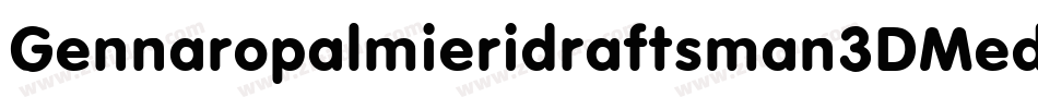 Gennaropalmieridraftsman3DMedium-BoVn字体转换