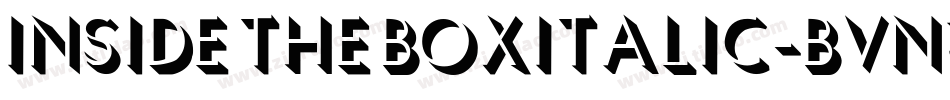 InsideTheBoxItalic-BVn3字体转换