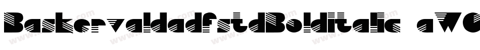 BaskervaldadfstdBolditalic-aW05字体转换