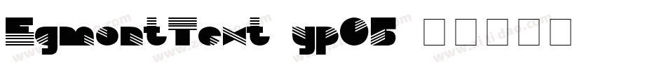 EgmontText-yp05字体转换