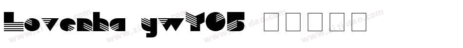 Lovenha-ywY05字体转换
