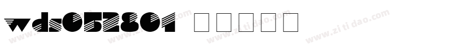 wds052801字体转换