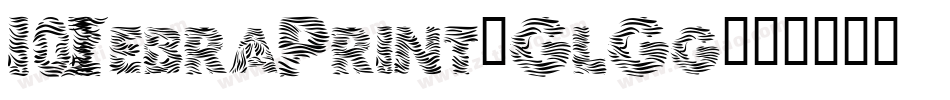 101ZebraPrint-GlGg字体转换