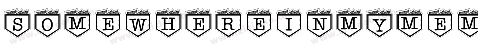 SomewhereInMyMemoryRegular-X86K字体转换