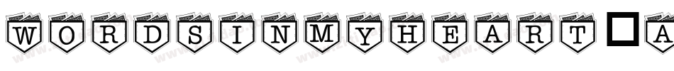 WordsInMyHeart-aqd5字体转换