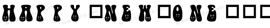 Happy-New-One字体转换