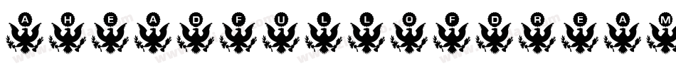 AHeadFullOfDreamsRegularFonty-95qL字体转换