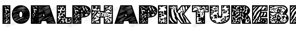101AlphaPiktureBet-3aEp字体转换
