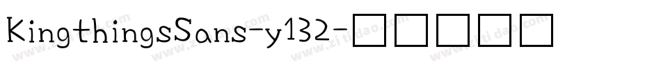 KingthingsSans-y132字体转换