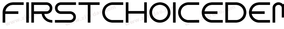 FirstChoiceDemoRegular-7edV字体转换