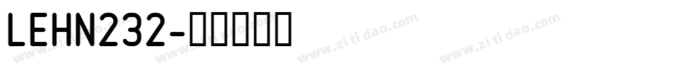 LEHN232字体转换
