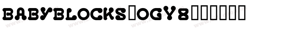 BabyBlocks-OGv8字体转换