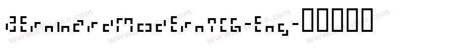 BernhardModernICG-Eng字体转换