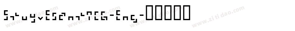 StuyvesantICG-Eng字体转换