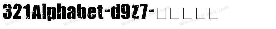 321Alphabet-d9Z7字体转换