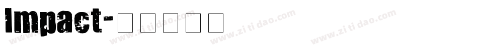 Impact字体转换
