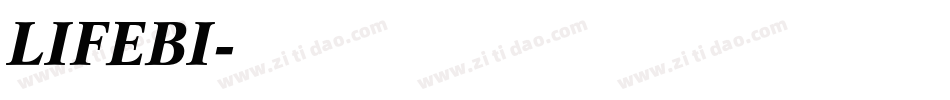LIFEBI字体转换