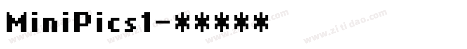 MiniPics1字体转换