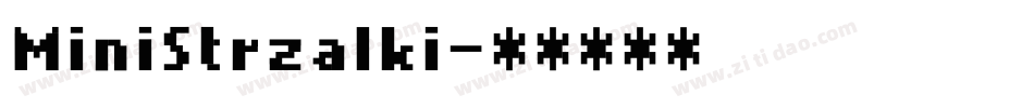 MiniStrzalki字体转换