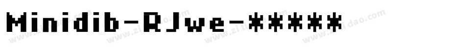 Minidib-RJwe字体转换