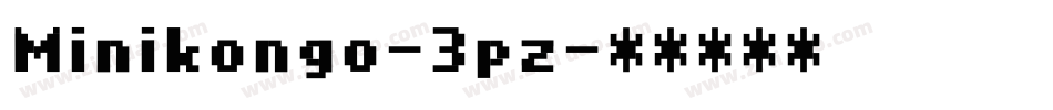 Minikongo-3pz字体转换
