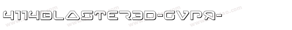 4114Blaster3D-gVpq字体转换