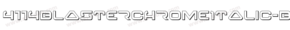 4114BlasterChromeItalic-BJqV字体转换