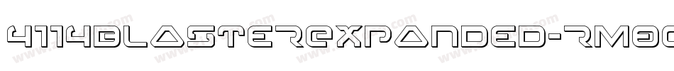 4114BlasterExpanded-rM8O字体转换
