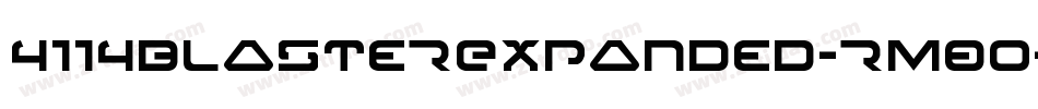 4114BlasterExpanded-rM8O字体转换
