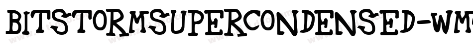 BitstormSupercondensed-wm42字体转换