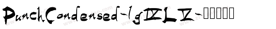 PunchCondensed-lg9L5字体转换